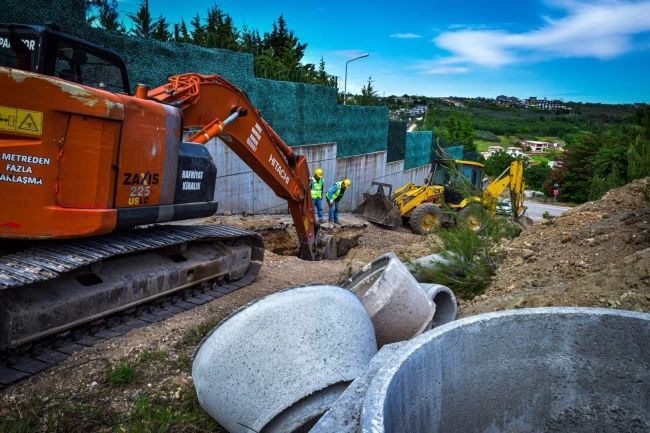 Mudanya Bademli'nin altyapısına Büyükşehir takviyesi