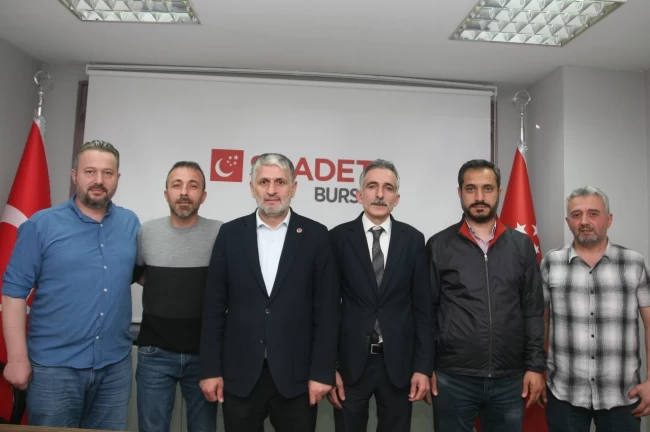 Çıraklık Mağdurları Saadeti ziyaret etti