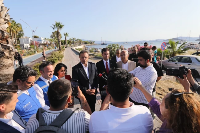 Bodrum'daki 62 Milyon TL'lik yol yatırımı tamamlanıyor