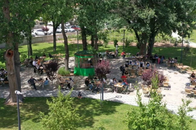 Konya Meram'da yaz başladı