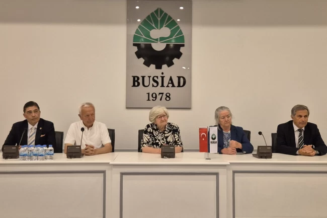 Küresel ısınma ve organik tarım BUSİAD Evi'nde konuşuldu