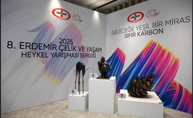 8’inci Erdemir Çelik ve Yaşam Heykel Yarışması’nda ödüller sahiplerini buldu