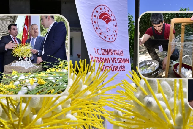 İzmir Beydağ'da Koza Hasat Festivali coşkuyla kutlandı!