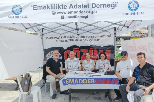 EMADDER temsilcileri hak arayışlarını Gemlik'te sürdürdü
