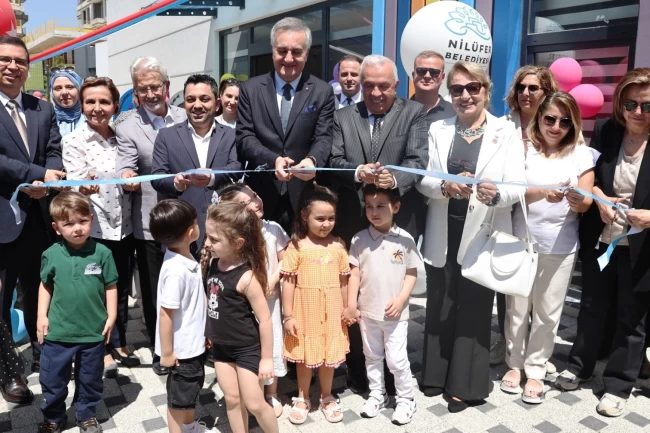 Bursa Nilüfer'in 3'üncü kreşi açıldı