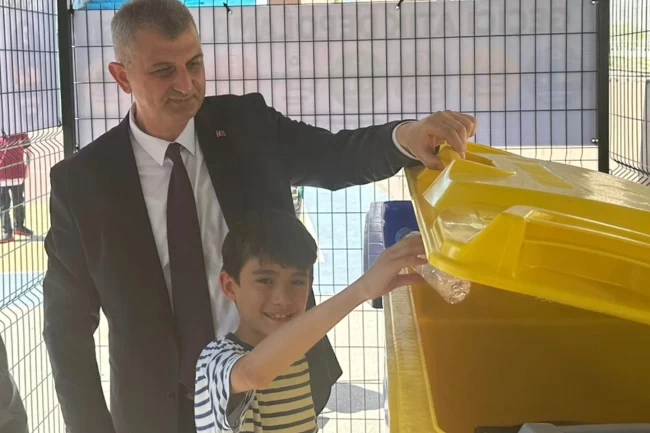 Kocaeli Gölcük'te öğrencilere sıfır atık eğitim sahası