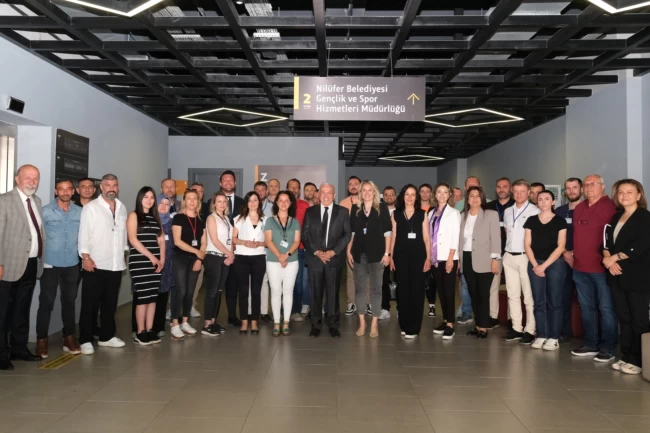 Nilüfer Belediyesi çalışanları bayramlaştı