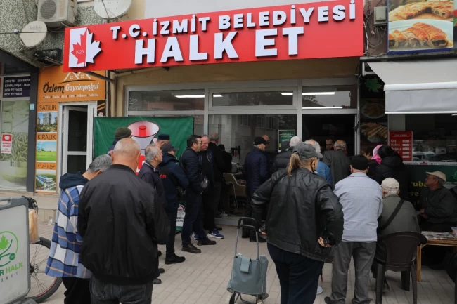 İzmit'te 'Halk Et'e bayram molası