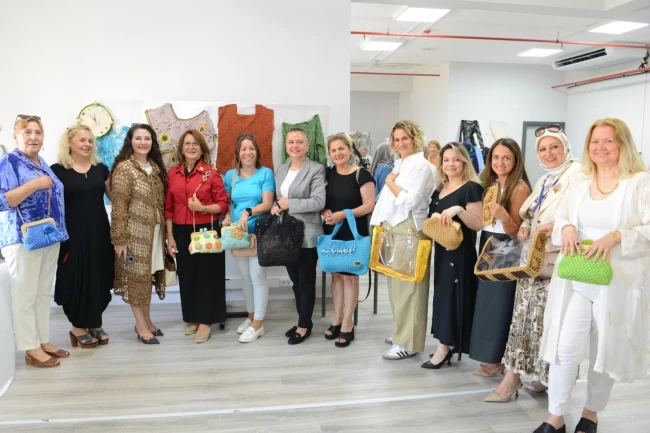 NİLSEM'de eğitim alan kadınların el becerileri beğeni topladı