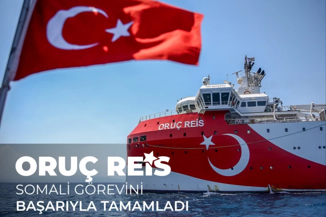 Oruç Reis Somali'deki görevini tamamladı... Yurda dönüyor