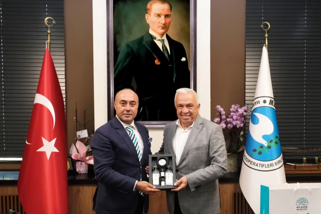 Başkan Özdemir'den Marmarabirlik'e 'hayırlı olsun' ziyareti