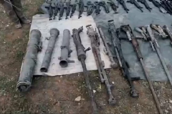 Pençe-Kilit'te teröristlere ait mağara imha edildi