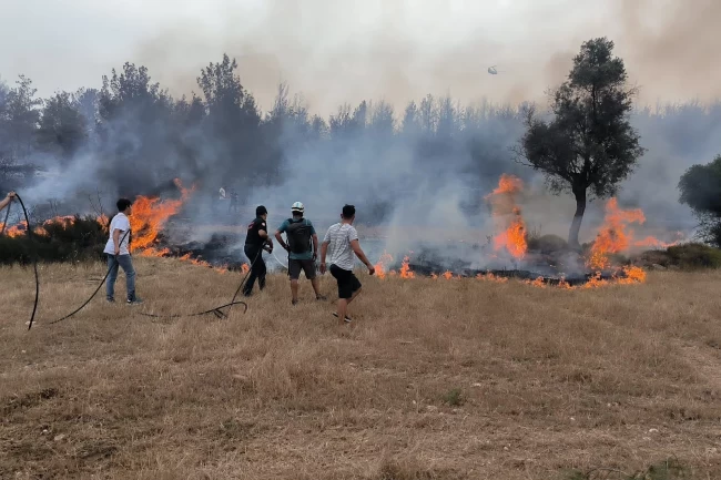 Muğla Büyükşehir ekipleri 6 Ayda 380 anız yangınına müdahale etti
