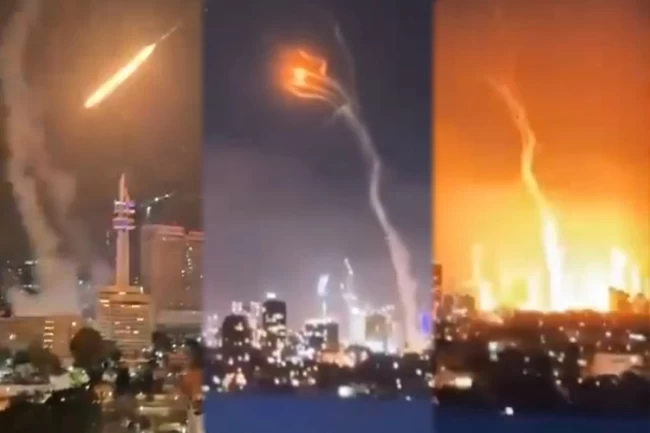 İran İsrail'e füze yağdırdı, radyasyon ve kimyasal sızıntı tehlikesi