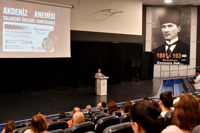 Antalya Muratpaşa'da 'Akdeniz Anemisi' farkındalığı