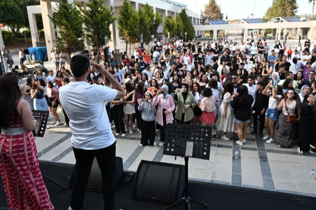 Mersin'de öğrencilere YKS öncesi moral etkinliği