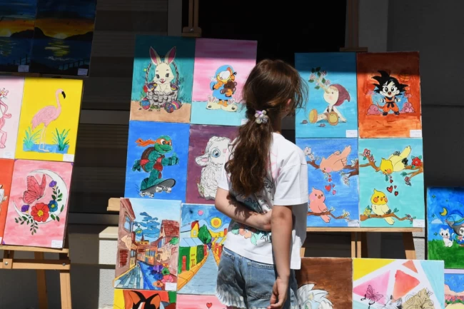 Bursa Osmangazi'de öğrenciler için Atölye Pazarı kuruldu