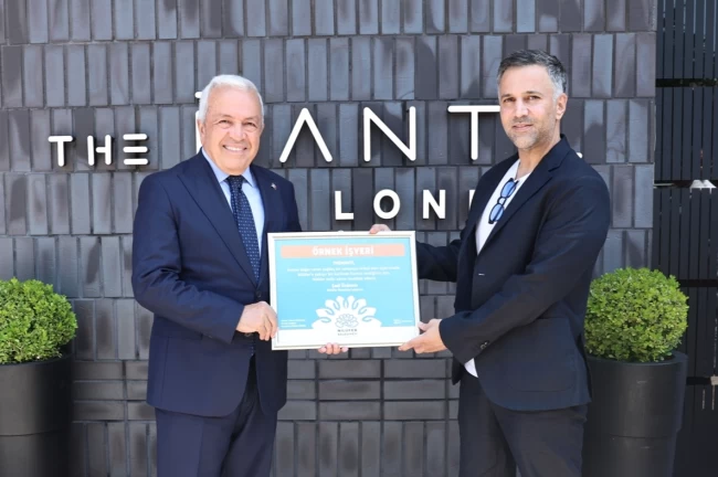 Bursa Nilüfer'in örnek işyerleri arasına 'The Mantl' eklendi