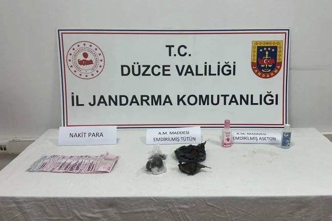 Düzce'de uyuşturucu operasyonu: 2 gözaltı