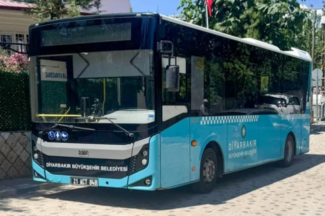 Diyarbakır Eğil'de otobüs seferleri başladı
