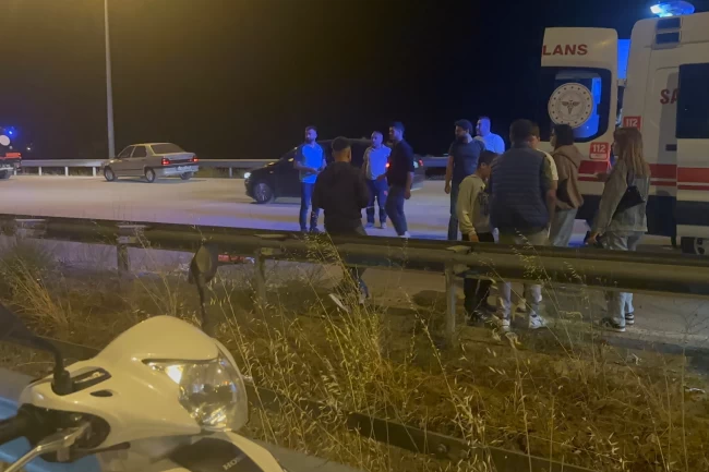 Düzce'de motosikletli kurye kaza kurbanı