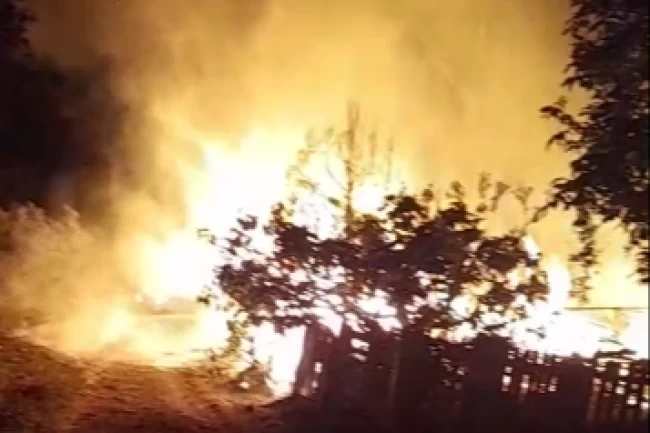 Bursa Mudanya'da bağ evinde yangın!