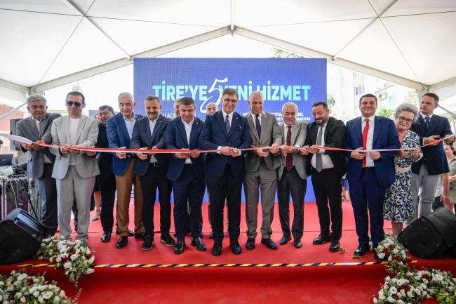 İzmir Büyükşehir'den Tire'de açılış rüzgârı