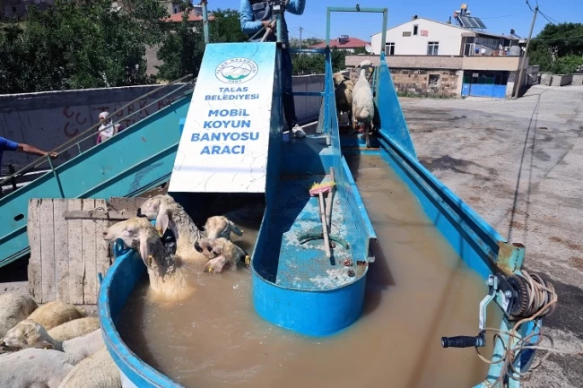 Kayseri Talas'tan keneyle mobil mücadele