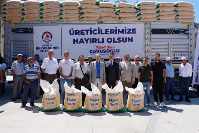 Denizli Büyükşehir'den küçük üreticiye büyük destek