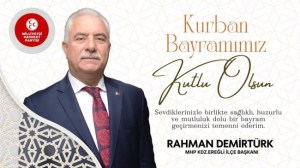 Rahman Demirtürk, Kurban Bayramı tebriği