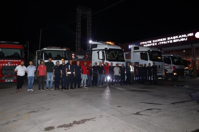 Önce Sakarya, şimdi Manisa... Kocaeli ekipleri yangınlara karşı tek vücut