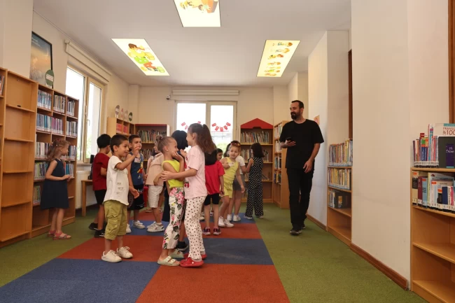 Bursa Nilüfer'de anneler ve çocuklar kütüphanelerde buluşuyor