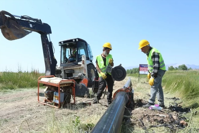 DESKİ'den Kale'ye temiz ve sürekli içme suyu hattı