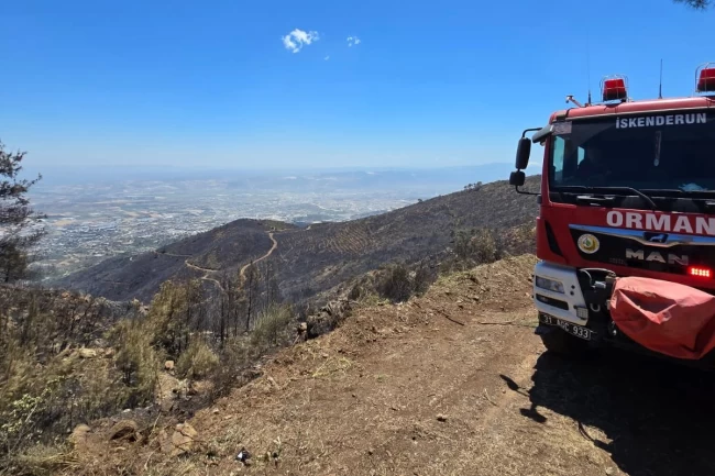 Hatay'daki orman yangını kontrol altında