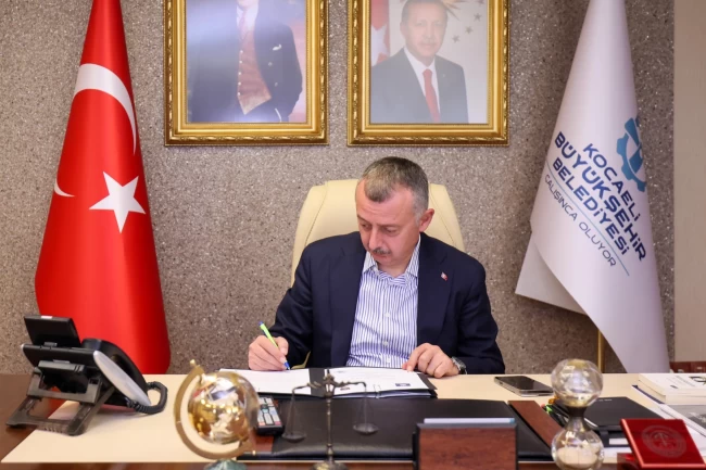 Kocaeli ile Gazze arasında kardeş şehir protokolünü imzalaNdı