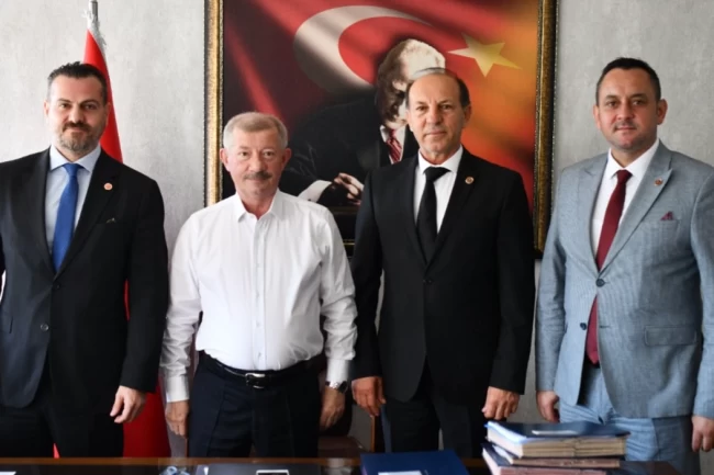 Keşan'ın yeni Kaymakamı Aziz Mercan'a nezaket ziyaretleri sürüyor