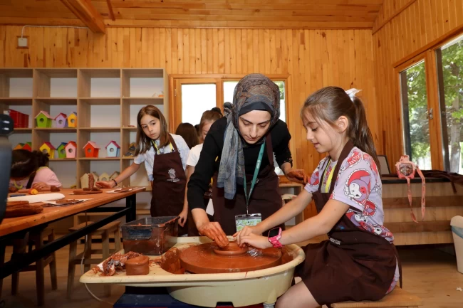 Konya Karatay'da öğrenciler 'Tabiat'ın içinde öğreniyor