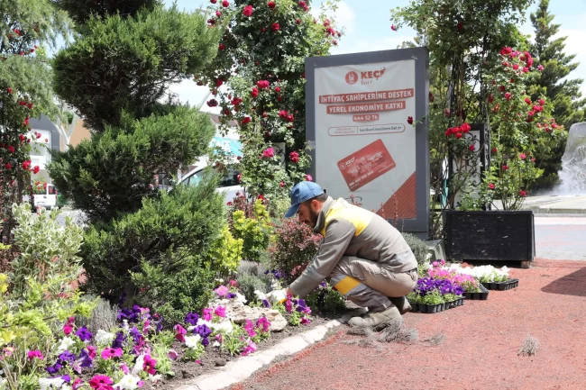 Ankara Keçiören'de parklara estetik dokunuş
