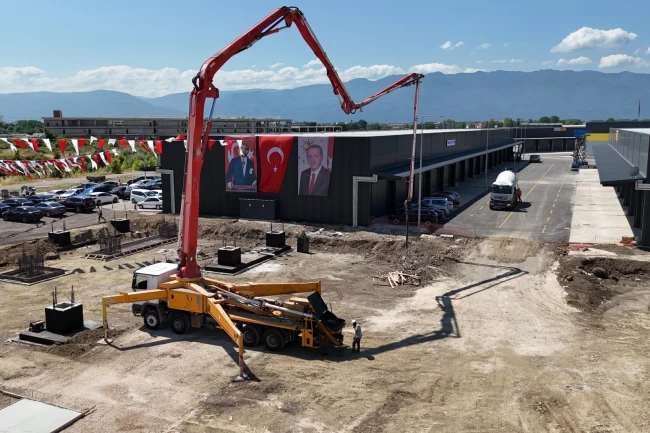 Düzce'de Beltaş Sanayi Sitesi'nin yeni etaplarına temel