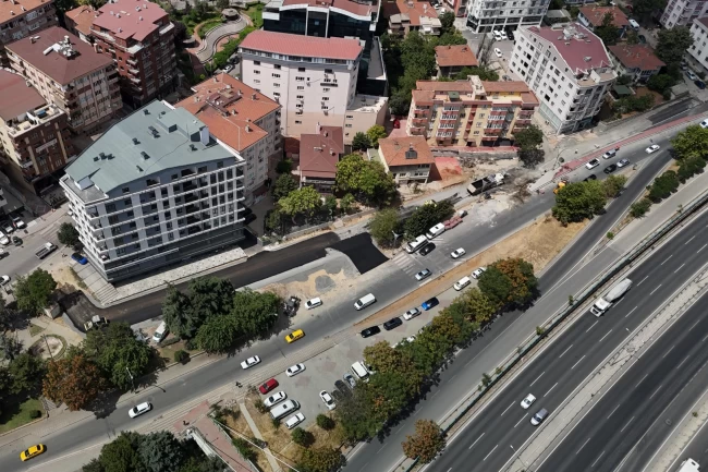 Gebze'de bağlantı yolları açılmaya devam ediyor