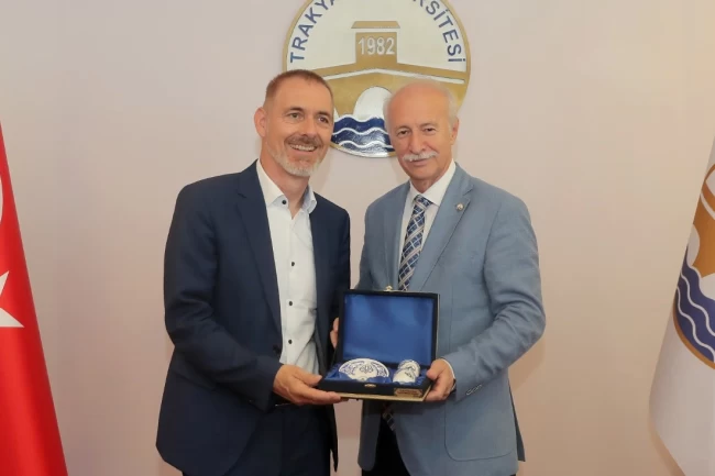 Edirne'nin kardeş şehri Lörrach'tan Trakya Üniversitesi'ne ziyaret