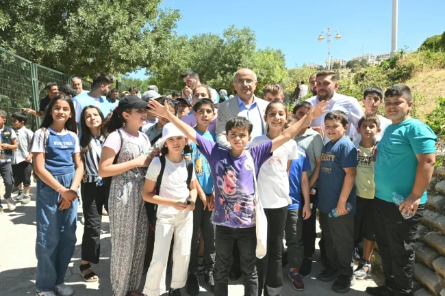 Malatya'da öğrencilerin "Yaz Seninle Güzel" programı keyfi