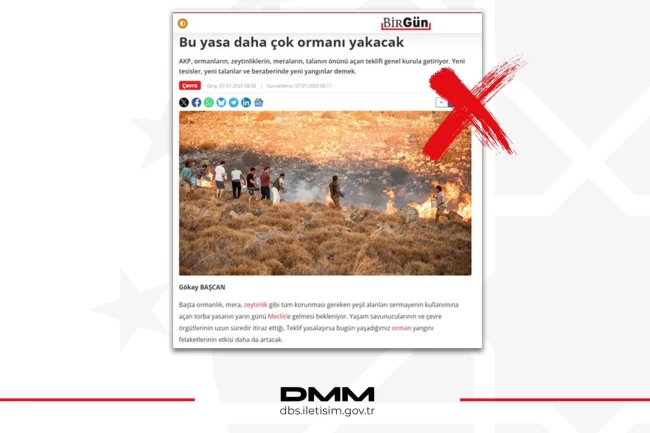 Ormanlarla ilgili 'torba yasa' iddiaları yalanlandı