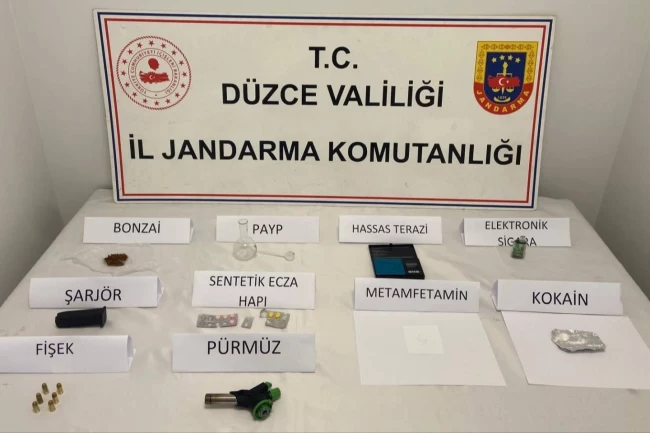 Düzce'de uyuşturucu operasyonu