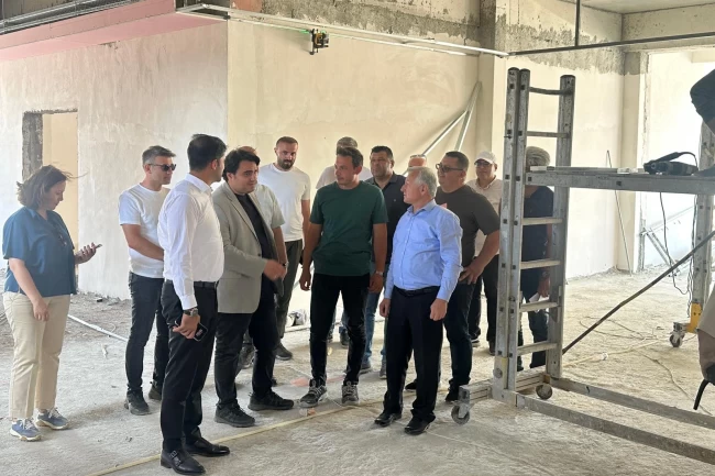 Edirne İpsala'da Anadolu Lisesi inşaatına yakın mercek