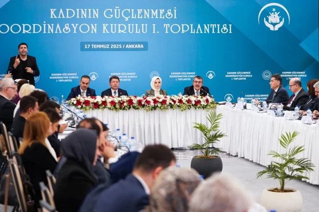 Kadının Güçlenmesi Koordinasyon Kurulu ilk toplantısını yaptı