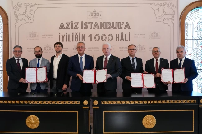 İstanbul'da Recep Tayyip Erdoğan İHL Yurdu için protokol