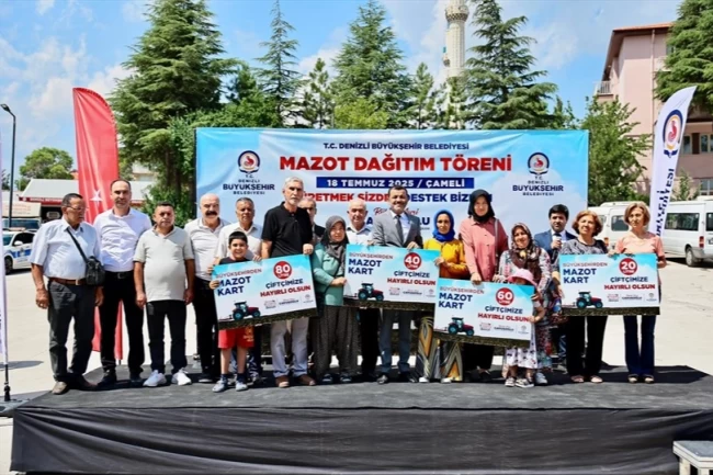 Denizli Büyükşehir'den üreticiye destek