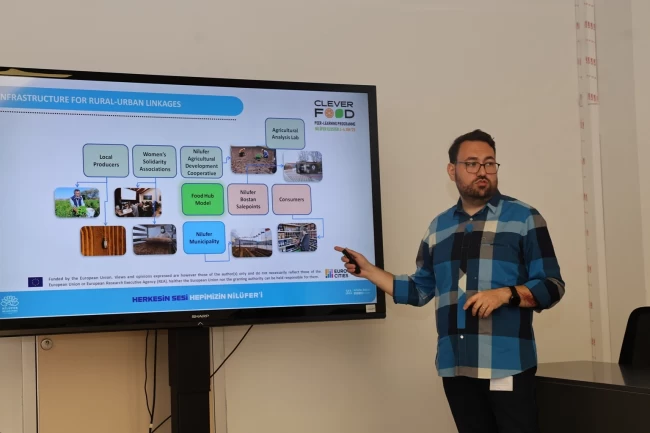 Nilüfer'in sürdürülebilir gıda sistemi Avrupa'da örnek oluyor