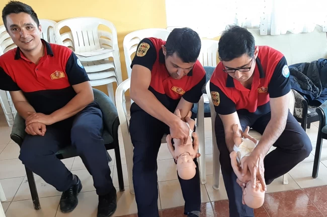 Muğla itfaiye erlerine hayat kurtaran eğitim